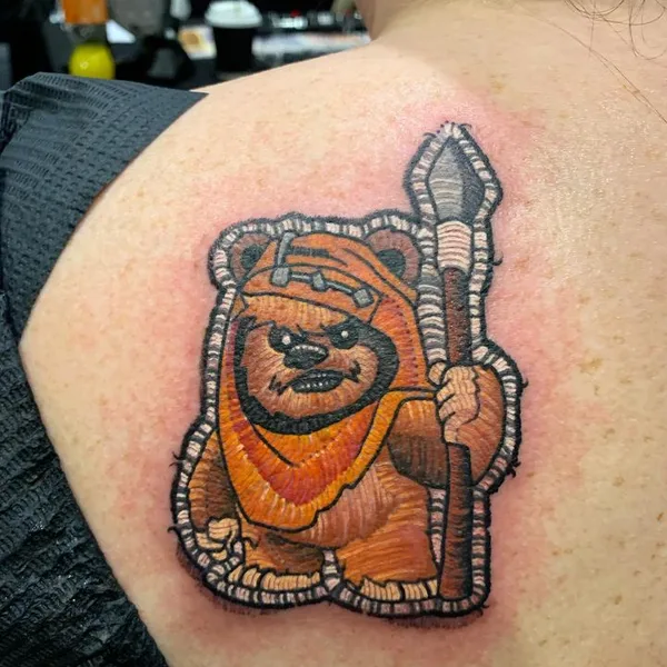 patch tattoo by Phil Denby in Gorleston-on-Sea