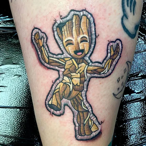 patch tattoo by Phil Denby in Gorleston-on-Sea