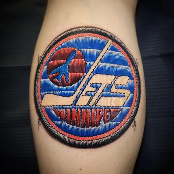 patch tattoo by Justin Stiles in Hamilton