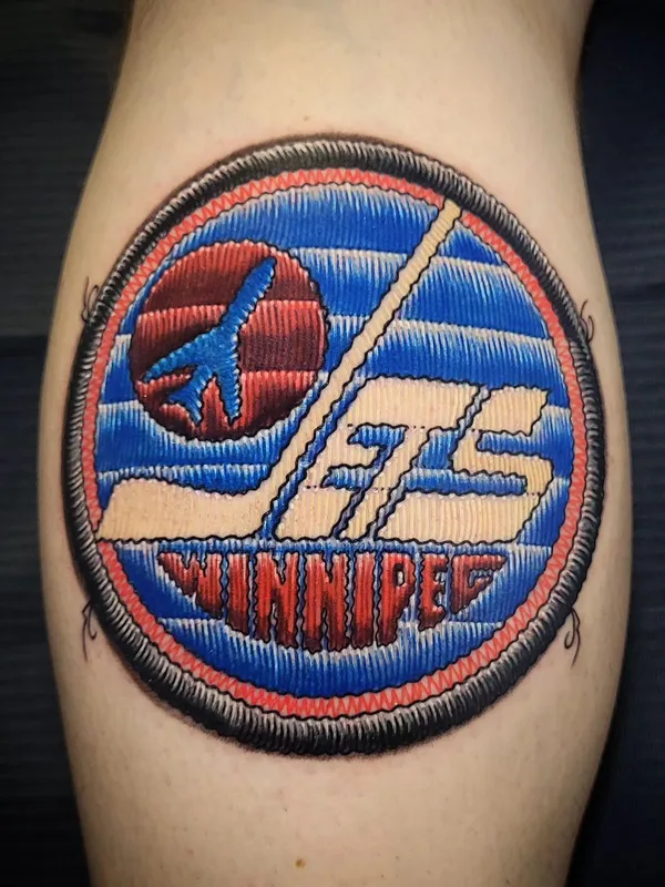 color illustrative Tatuagem em calf #68487 | Tatuador Justin Stiles