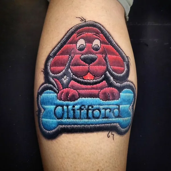 patch tattoo by Justin Stiles in Hamilton