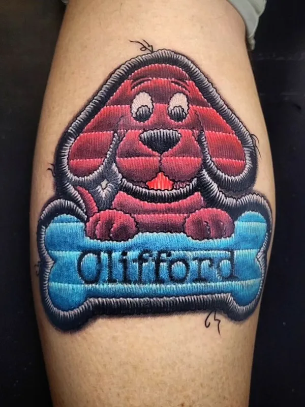 color illustrative Tatuagem em calf #68477 | Tatuador Justin Stiles