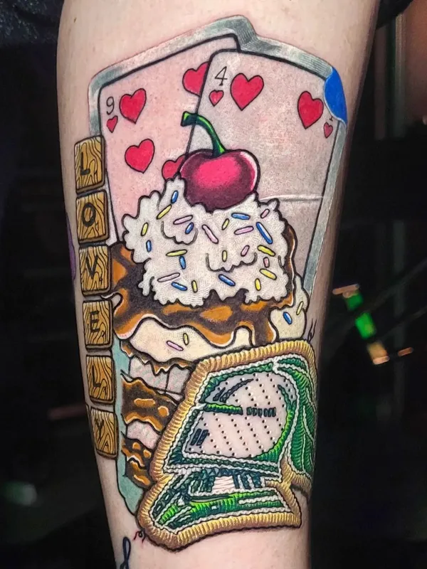 color new school Tatuagem em forearm #68488 | Tatuador Justin Stiles