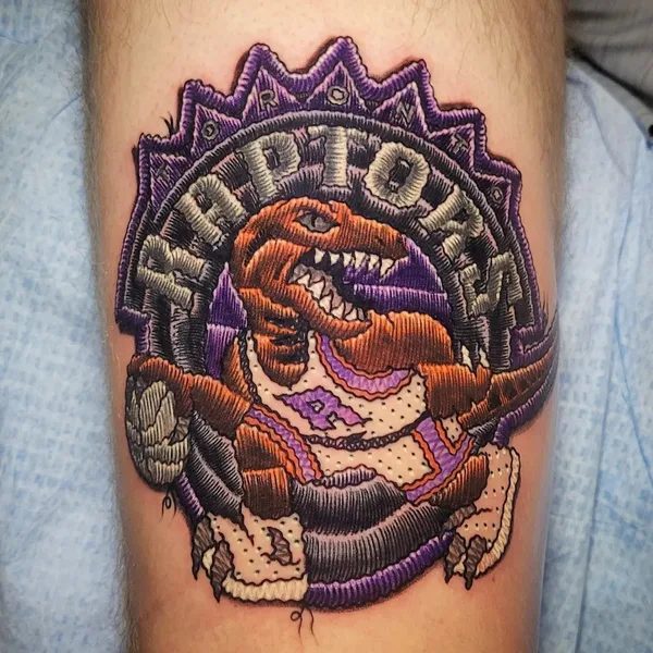 patch tattoo by Justin Stiles in Hamilton
