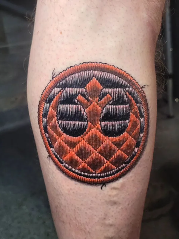 color illustrative Tatuagem em calf #68486 | Tatuador Justin Stiles