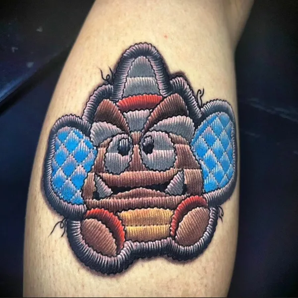 patch tattoo by Justin Stiles in Hamilton