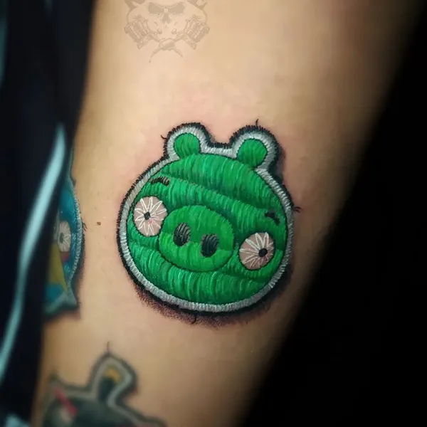 patch tattoo by Matheus Realle in Londrina