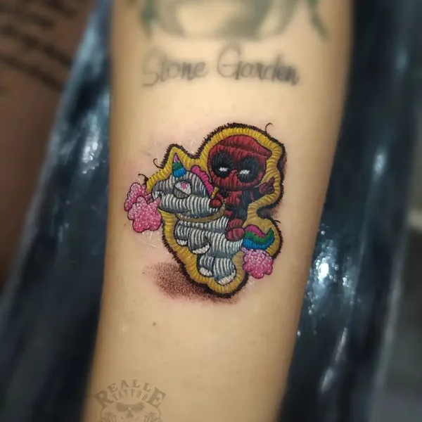 patch tattoo by Matheus Realle in Londrina