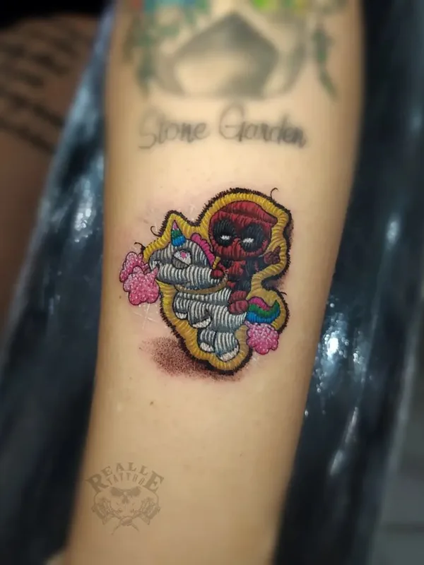 color cartoon Tatuagem em forearm #68506 | Tatuador Matheus Realle