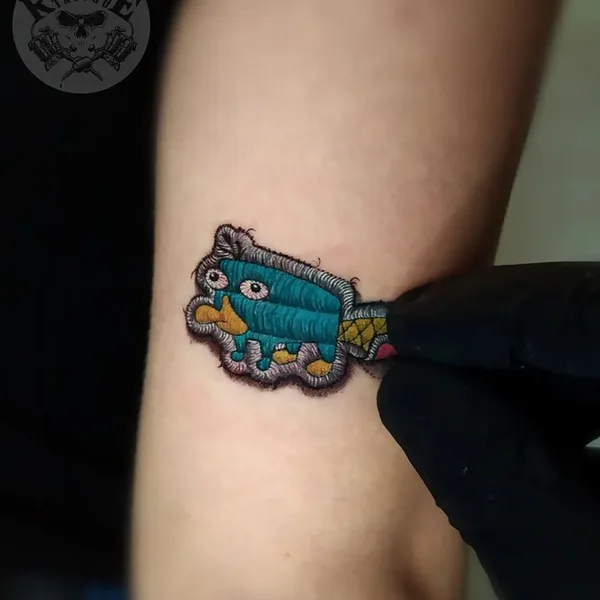 patch tattoo by Matheus Realle in Londrina