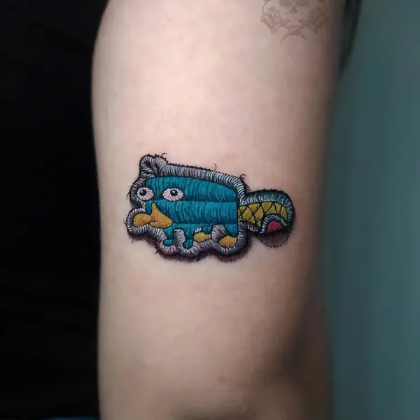 patch tattoo by Matheus Realle in Londrina