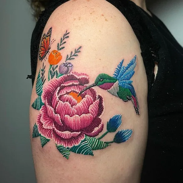 patch tattoo by cheyenne.tattoos in Chicago