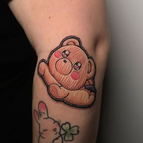 patch tattoo by cheyenne.tattoos in Chicago