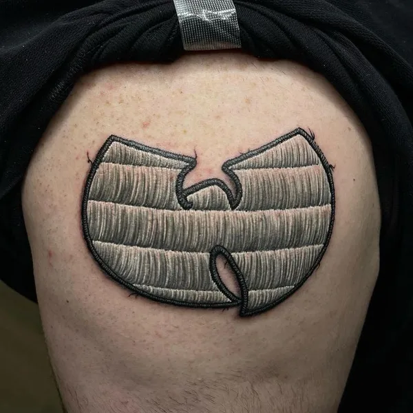 patch tattoo by cheyenne.tattoos in Chicago