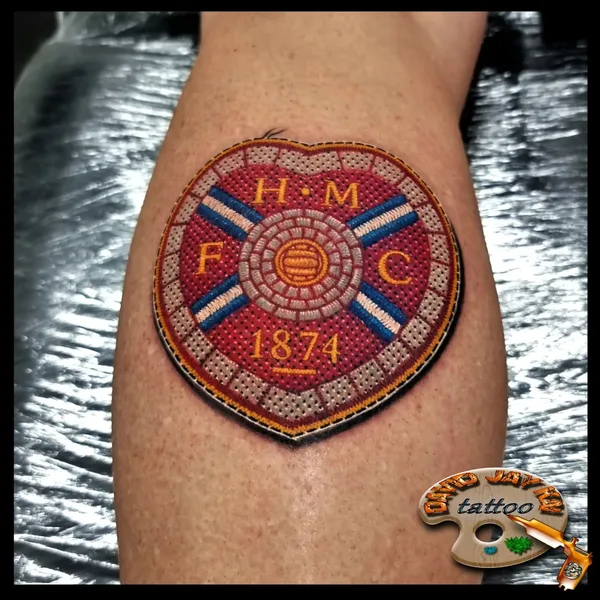 patch tattoo by David Jay Kai in Musselburgh