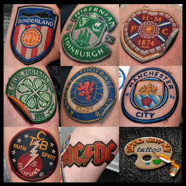 patch tattoo by David Jay Kai in Musselburgh