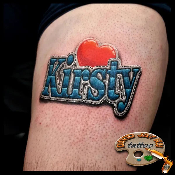 patch tattoo by David Jay Kai in Musselburgh