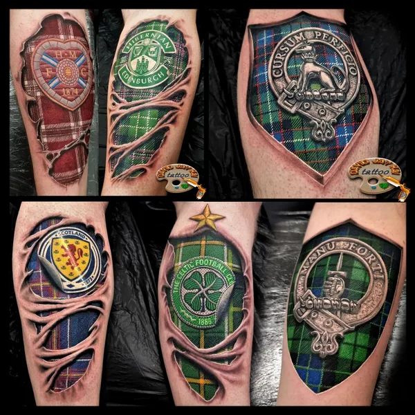 patch tattoo by David Jay Kai in Musselburgh