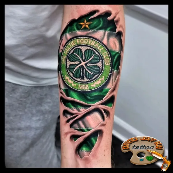 patch tattoo by David Jay Kai in Musselburgh