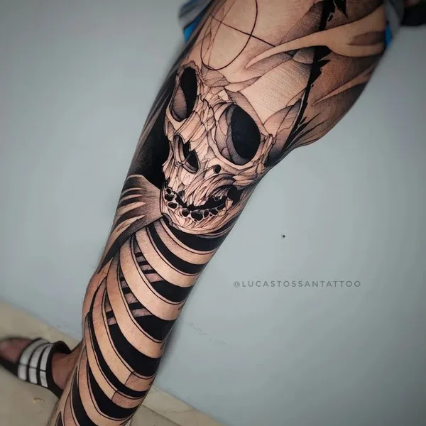 patch tattoo by Lucas Tossan in São Paulo