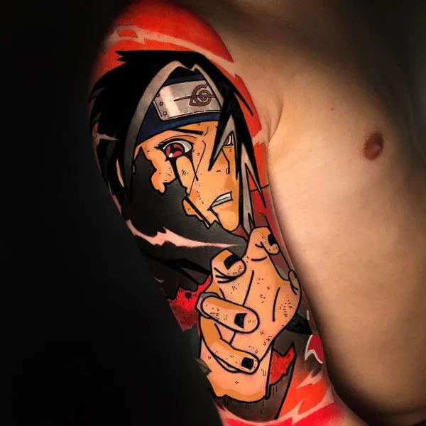 patch tattoo by Lucas Tossan in São Paulo