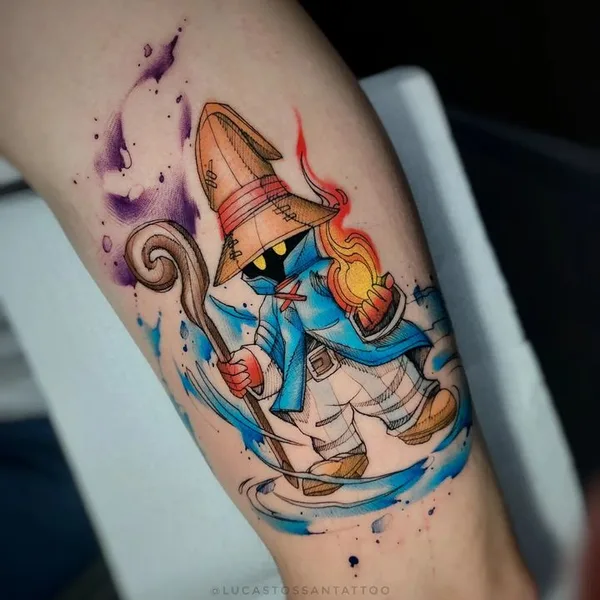 patch tattoo by Lucas Tossan in São Paulo