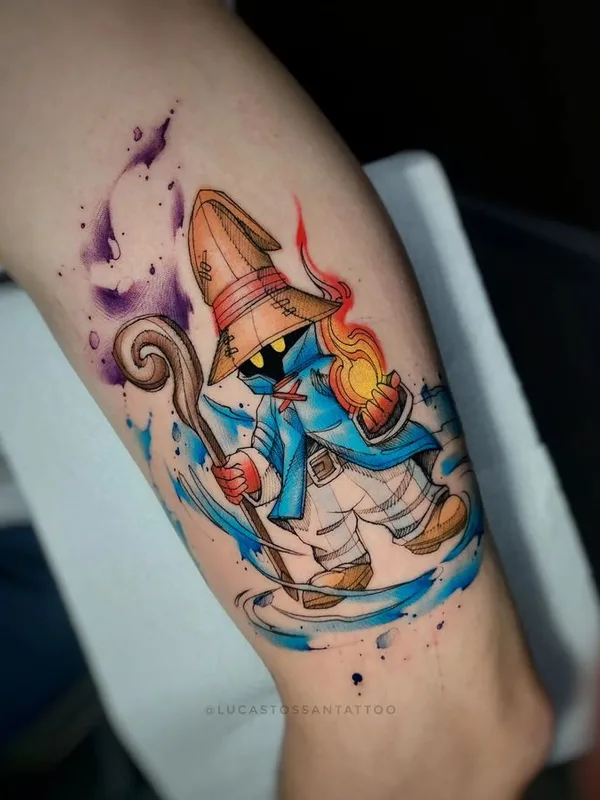color anime tatouage sur forearm #68589 | Artiste tatoueur Lucas Tossan