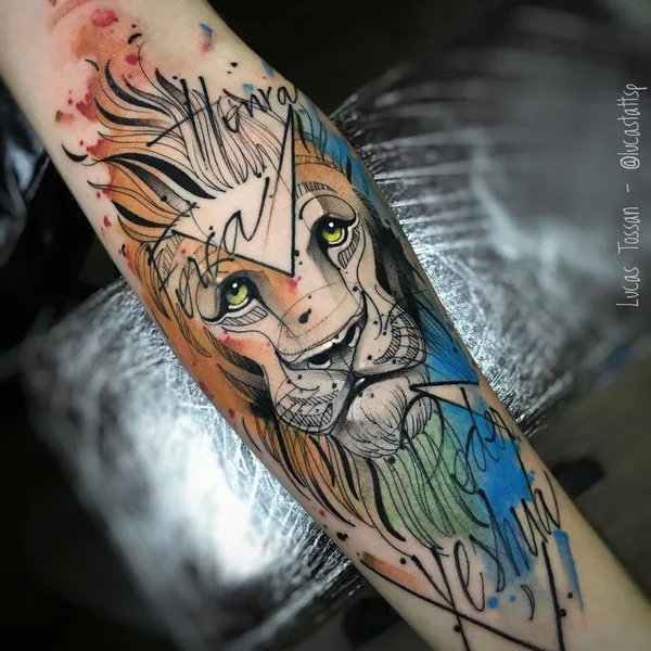 patch tattoo by Lucas Tossan in São Paulo