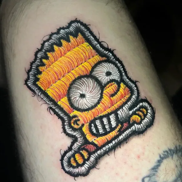 patch tattoo by Lucas Tossan in São Paulo