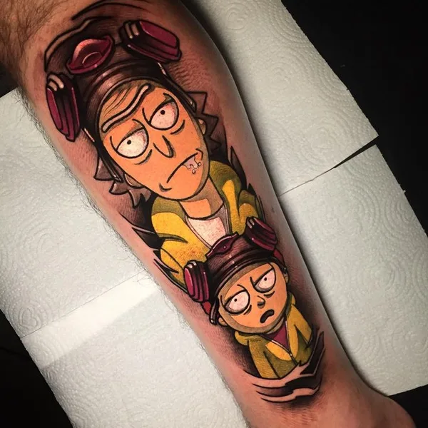 patch tattoo by Lucas Tossan in São Paulo