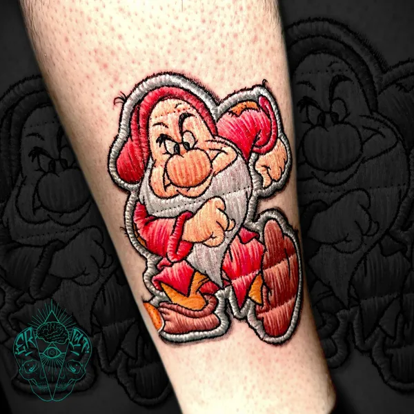 patch tattoo by Salvatore Ariemma in Casoria
