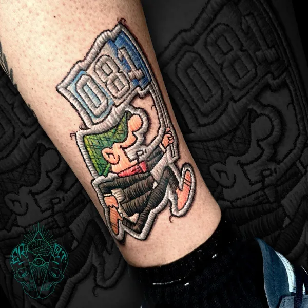 patch tattoo by Salvatore Ariemma in Casoria