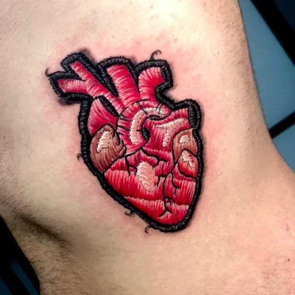 patch tattoo by Salvatore Ariemma in Casoria