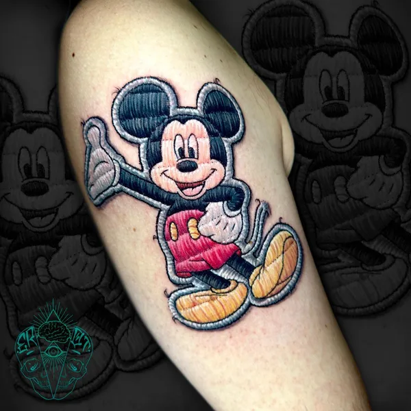patch tattoo by Salvatore Ariemma in Casoria