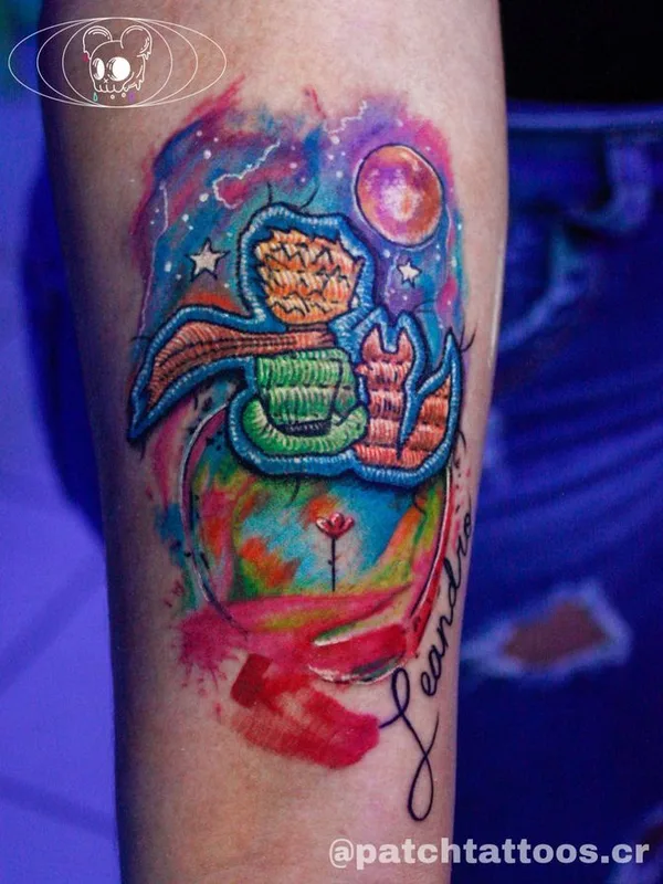 color watercolor tattoo on forearm #68638 | Tattoo Artist patchtattoos.cr