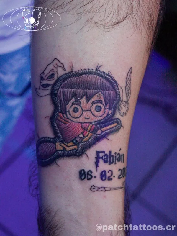 color cartoon tattoo on forearm #68637 | Tattoo Artist patchtattoos.cr