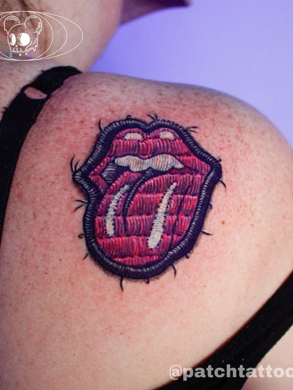 female color illustrative tattoo on shoulder #68642 | Tattoo Artist patchtattoos.cr
