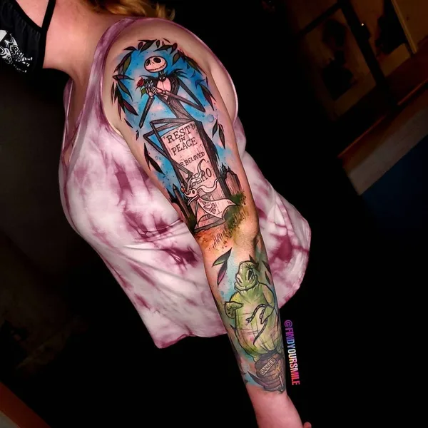 Sketch tattoo by Russell Van Schaick in Orlando