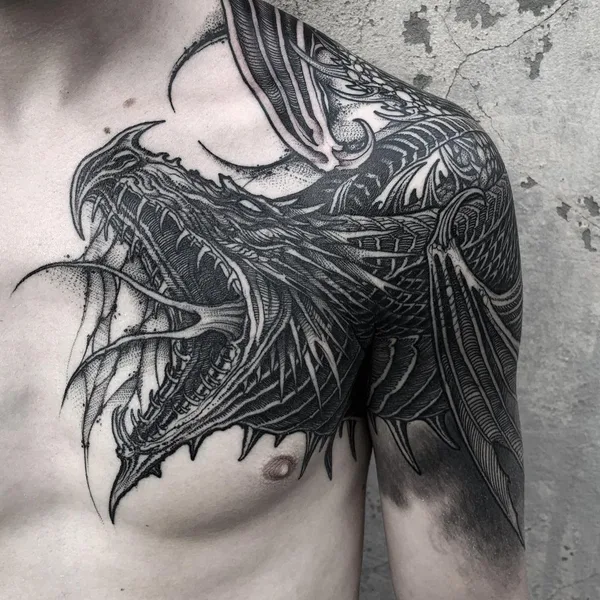 Horror tattoo by Yao in Terracina