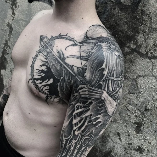 Horror tattoo by Yao in Terracina