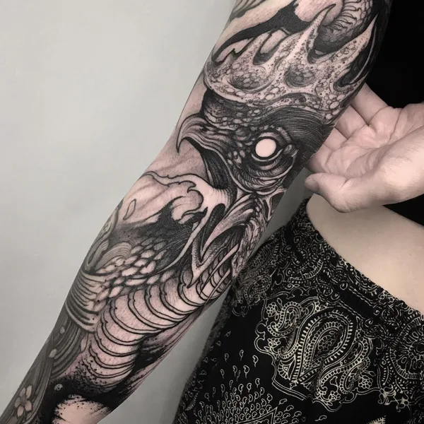 Horror tattoo by Yao in Terracina