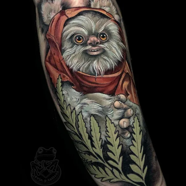 Neo Traditional tattoo by Evin Pfaff in Bedford