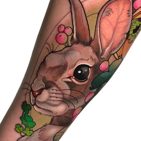 Neo Traditional tattoo by Levi Murphy in Bedford