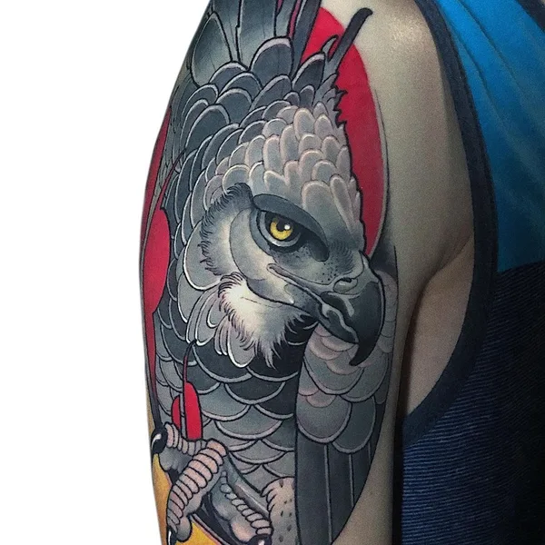 Neo Traditional tattoo by Levi Murphy in Bedford