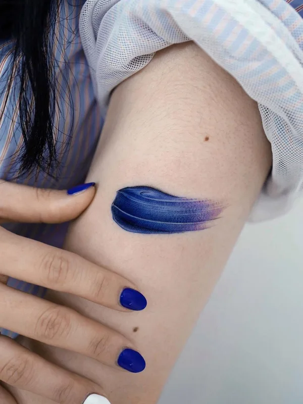 female color abstract tatuaje en forearm #40336 | Tatuador Piece