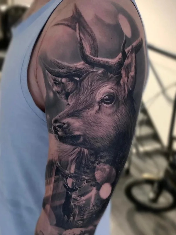 Portrait tattoo by Chris Hirakawa in London