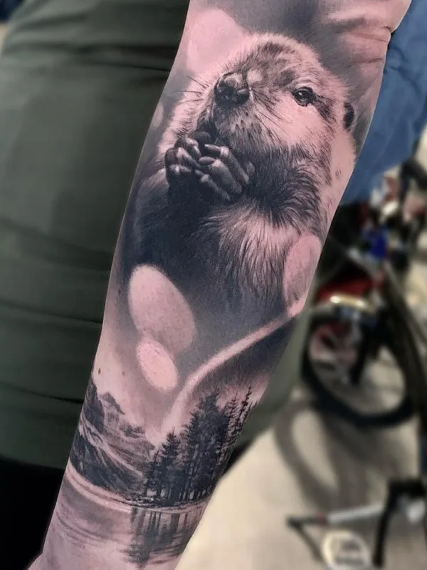 Portrait tattoo by Chris Hirakawa in London