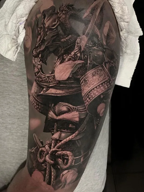Portrait tattoo by Chris Hirakawa in London