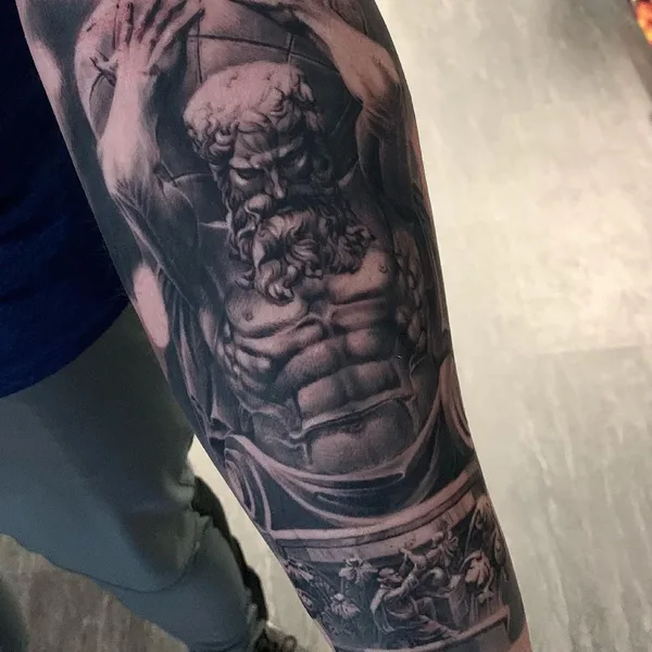 Portrait tattoo by Chris Hirakawa in London