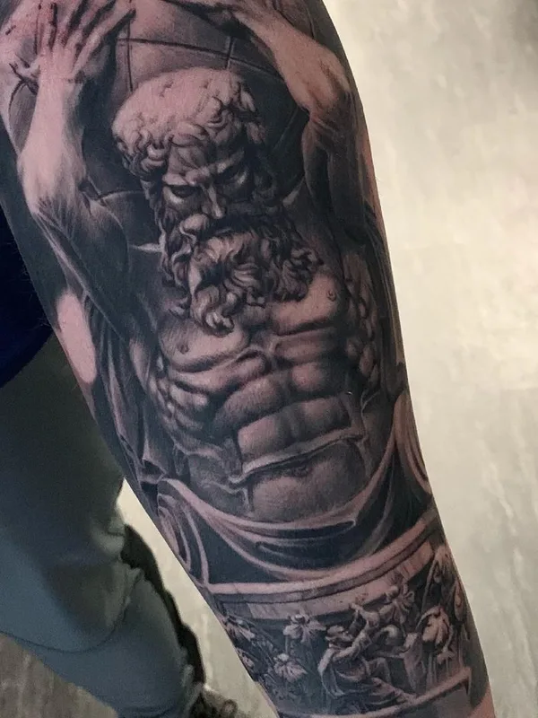 Portrait tattoo by Chris Hirakawa in London
